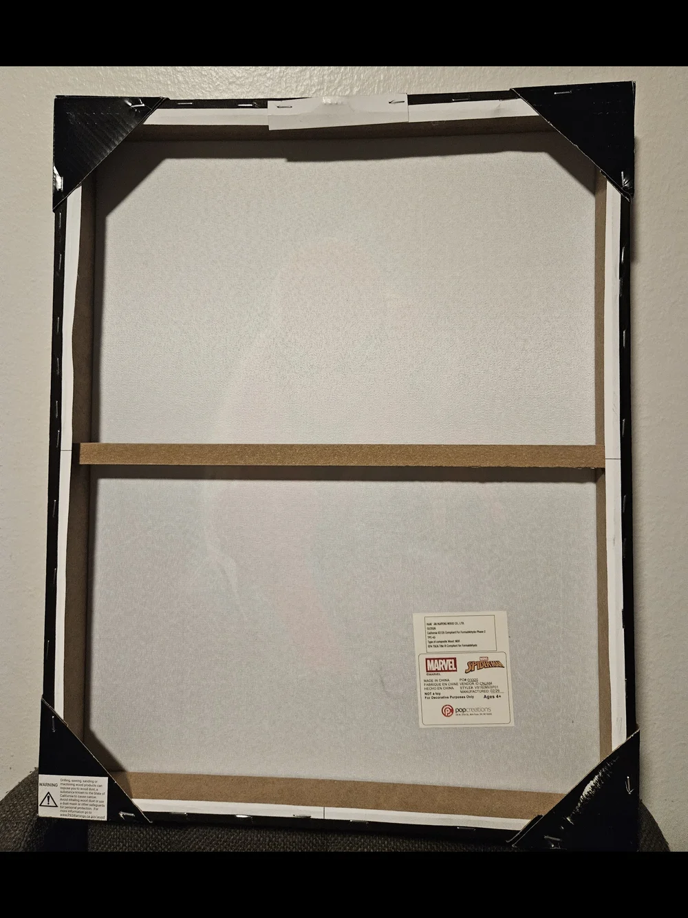 Marvel Spider-man  Web Action Wall Frame Art